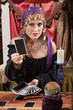 Woman Dealing Tarot Cards