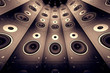 Wall of speakers.