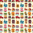seamless house pattern