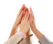 Photo: Pile of hands Pile of hands