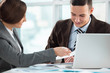 Business meeting in an office