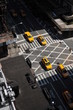 Yellow cabs going downtown at Lexington Avenue