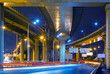 City Road Overpass At Night