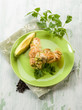 Photo: rolled up with avocado cream and parsley rolled up with avocado cream and parsley