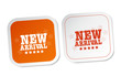 Vector: New arrival stickers New arrival stickers