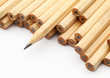 Pencil on white background