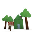 Illustration: paper house paper house