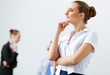 Photo: Attractive business woman thinking Attractive business woman thinking