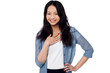 Smiling portrait of an attractive asian model