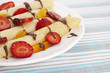 salad with strawberry