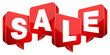 Speechbubbles "SALE" Red