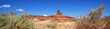 Panoramic view of famous Mexican Hat