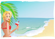 beach background vector