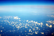 Blue sky with clouds.