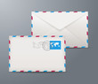 Vector postage envelopes