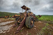 rusty tractor