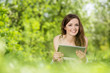 Girl with tablet