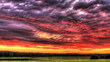 Sunset, True HDR, bright colors and high contrast