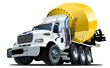 Cartoon Mixer Truck one click repaint option