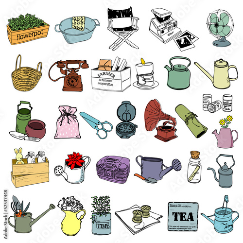 Vector: vintage props icon vintage props icon