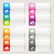 Rainbow - Cloud computing icons / Navigation template
