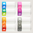 Rainbow - Cloud computing icons / Navigation template