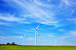 Wind turbines farm