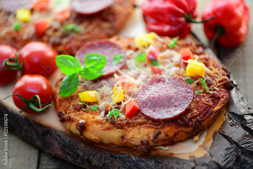 Photo: Pizza, Tomaten Pizza, Tomaten