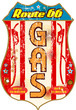 vintage gas station sign on the route 66