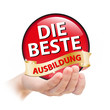 Hand - Plakette - Die beste Ausbildung