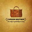 Vintage template for fashion boutiques and shops