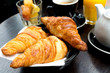 coffee and croissants