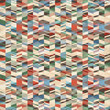 Vector retro grunge geometric background