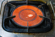 Heat steel in gas stove