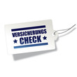 Anhänger Versicherungscheck weiss