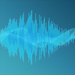 Digital blue equalizer background