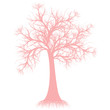 Vektor: Art tree silhouette Art tree silhouette