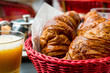 coffee and croissants