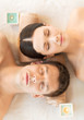 couple in spa