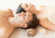 couple in spa