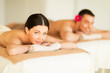 couple in spa