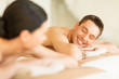 couple in spa