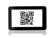Tablet mit QR