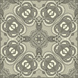 Traditional ornamental floral paisley bandanna.