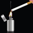 cigarette and  lighter