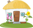House with thatched roof
