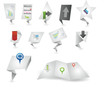 Paper cutout symbols