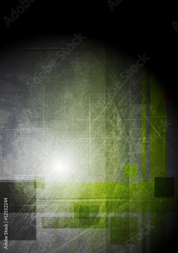 Vector: Abstract grunge hi-tech design Abstract grunge hi-tech design
