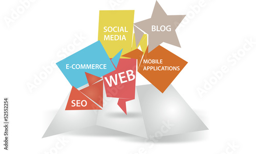 Vector: Internet and marketing Internet and marketing