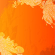 Grunge orange background